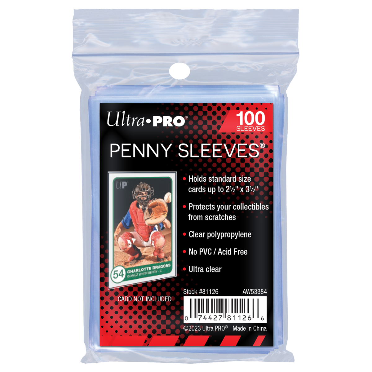 Ultra PRO Penny Sleeves 2-1/2 x 3-1/2 Zoll (100 Stück) online kaufen – RIPP CLUB