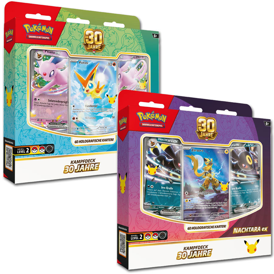 Pokémon 30 Jahre Kampf-Deck Set (Psiana EX, Nachtara EX) online kaufen – RIPP CLUB