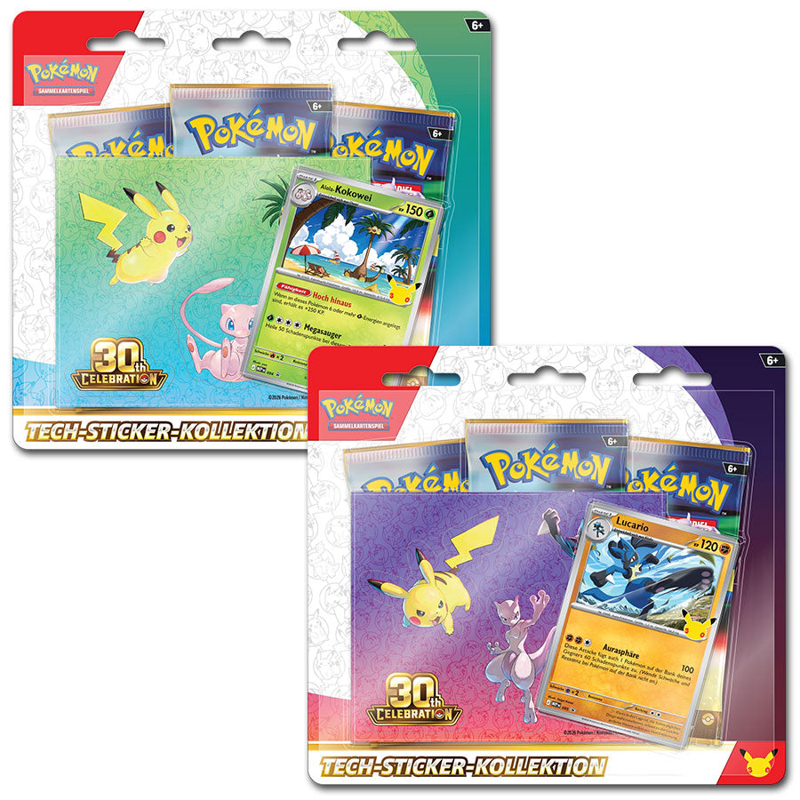 Pokémon 30 Jahre Tech-Sticker Kollektion Set online kaufen – RIPP CLUB
