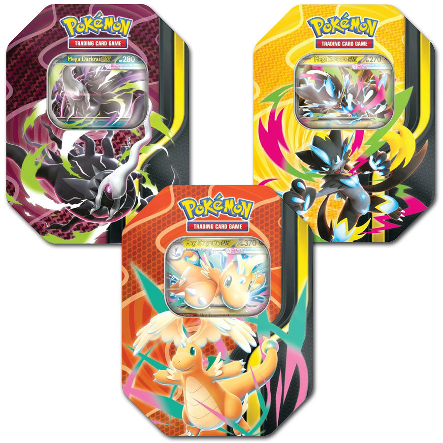 Pokémon Tin-Box Set 2026 Fall (Mega Darkrai, Dragonite, Zeraora EX) online kaufen – RIPP CLUB
